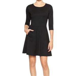 GAP A Line Elegant Black Women's Dress